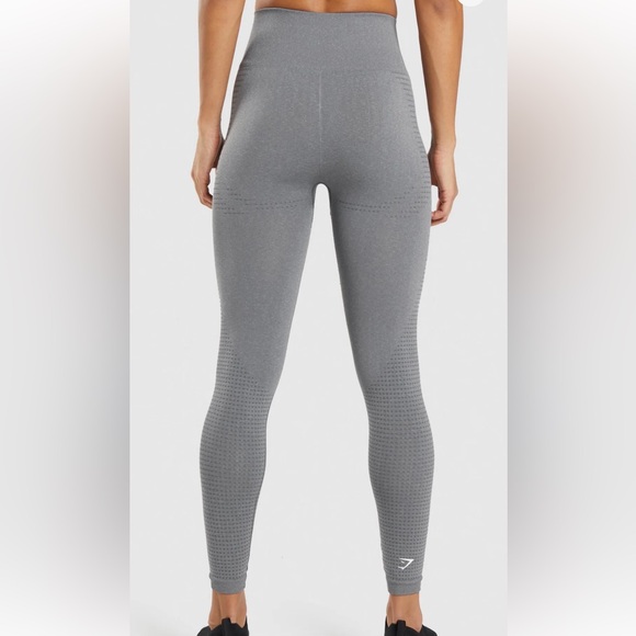 Gymshark Gray Vital Seamless 2.0 Leggings Large - Picture 2 of 11